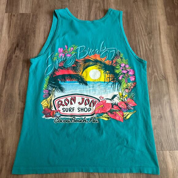 Vintage Ron Jon Surf Shop Cocoa Beach Florida Tank Top Men’s Size M Spring Break - Picture 1 of 7